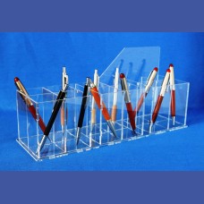 BOLIGRAFOS  3 cubos de 100 x 100 x 100 mm con divisiones <br>Medidas: 368 x 116 x 173 mm<br>